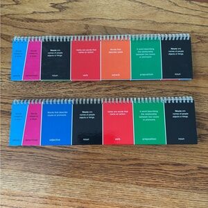 Two Colorful Educational Flip Books